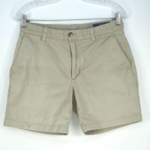 Vineyard Vines Breaker Shorts Mens 30 Beige Khaki Cotton Shep & Ian Beach Summer